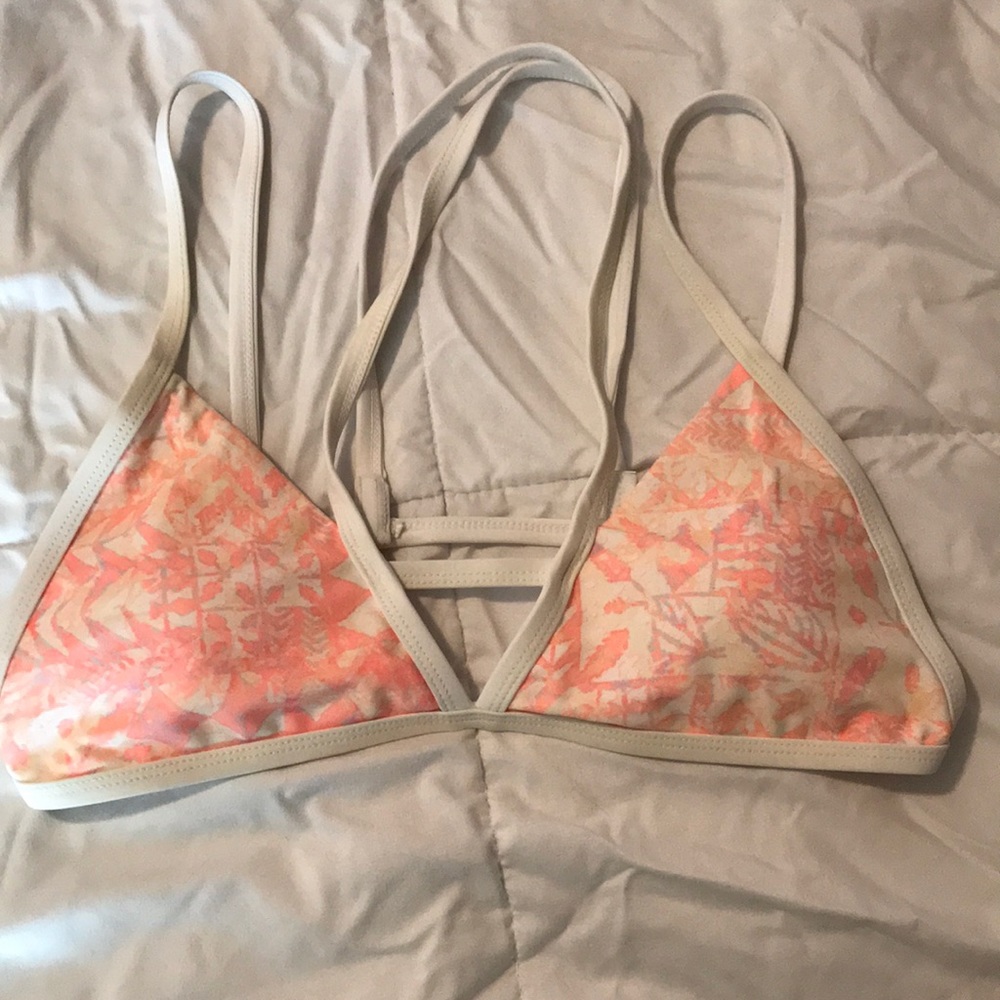LA hearts strappy bikini top